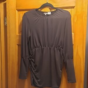 Elinotto Brown Long Sleeve Top